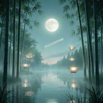 Ảnh bìa nhạc nền Bamboo Moon Still