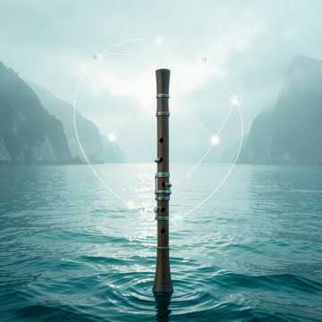 Ảnh bìa nhạc nền Bansuri Ocean Echo